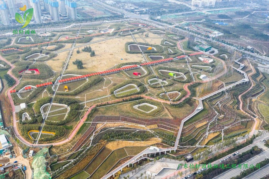 西安皂河生態(tài)公園景觀設(shè)計改造效果圖