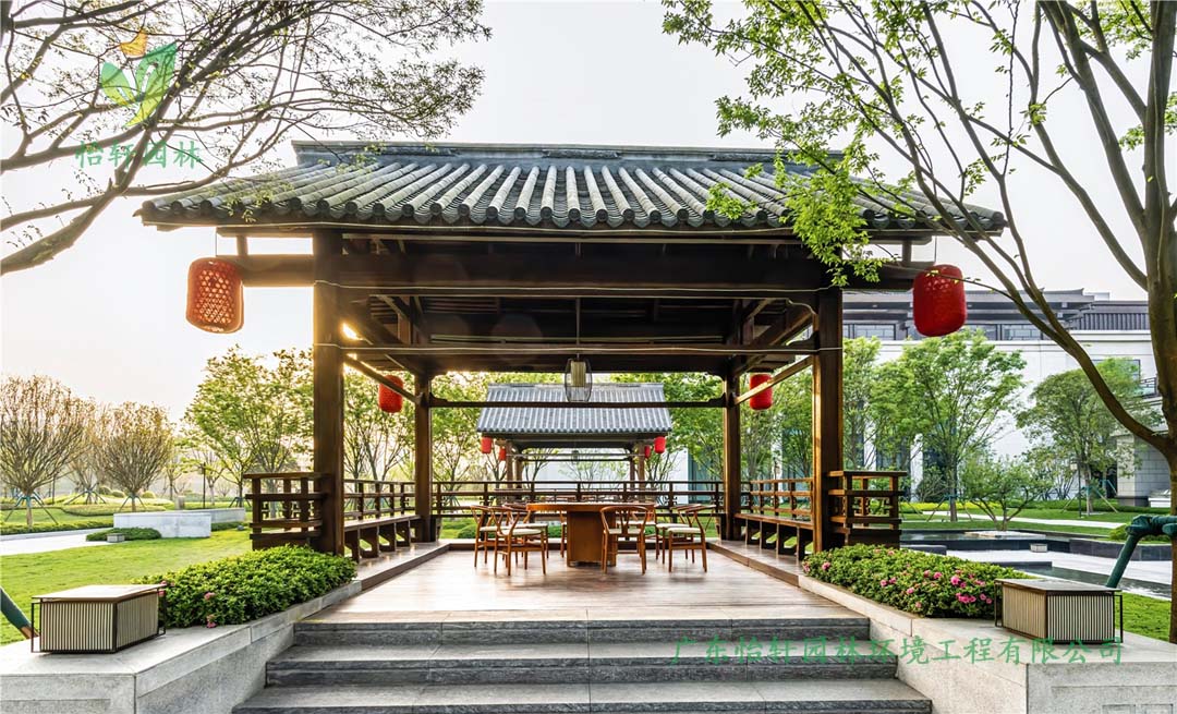 重慶融創(chuàng)文旅城酒店綠化工程實景圖