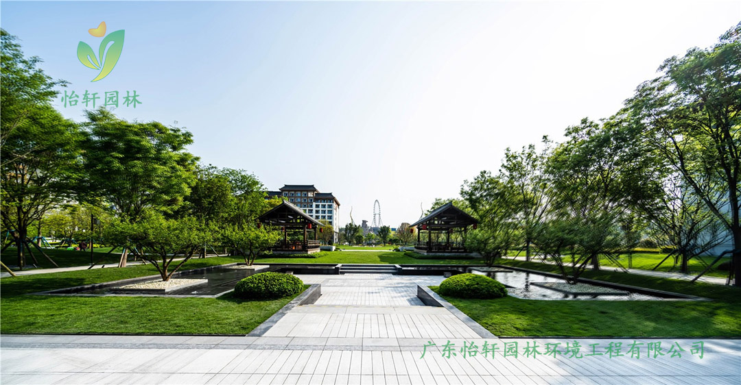 重慶融創(chuàng)文旅城酒店綠化工程實景圖