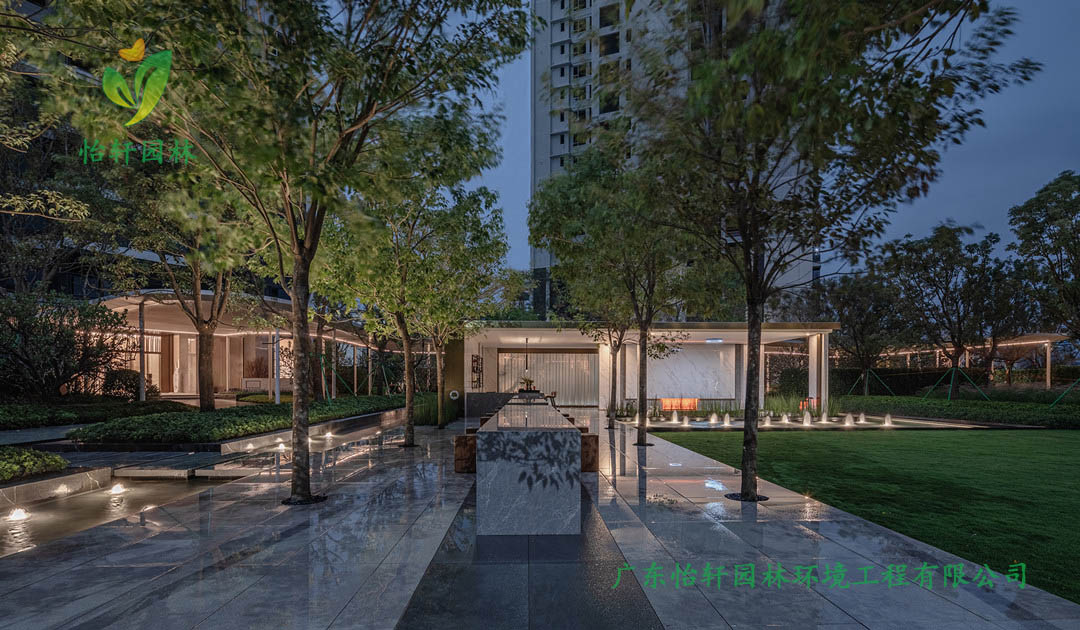 雅居樂香港城住宅區(qū)綠化景觀設計實景圖