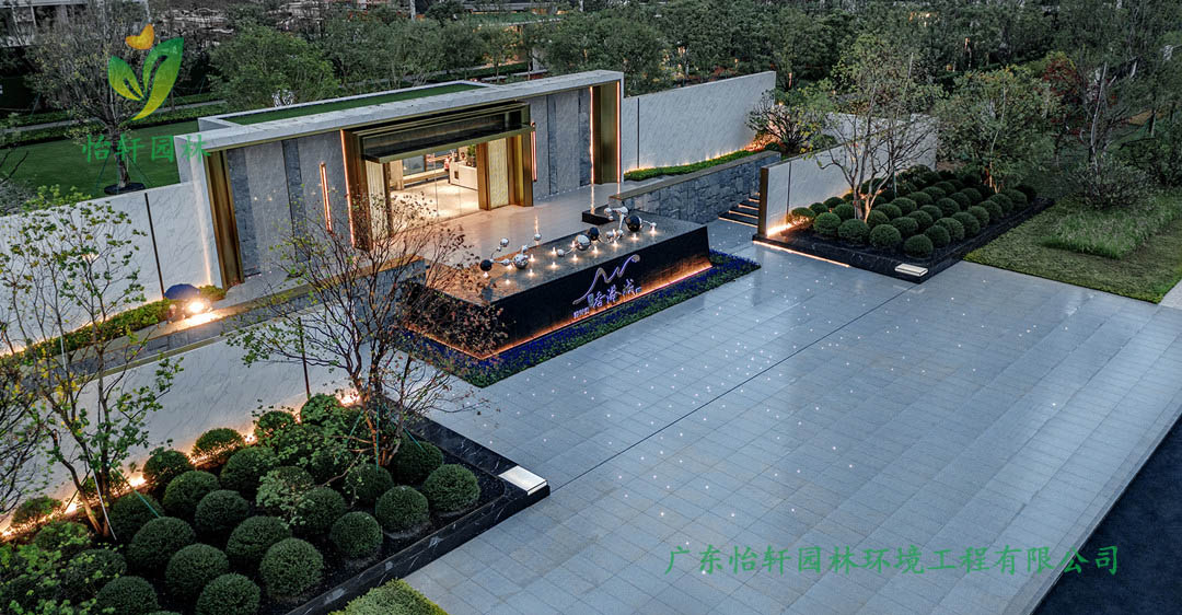 雅居樂香港城住宅區(qū)綠化景觀設計實景圖